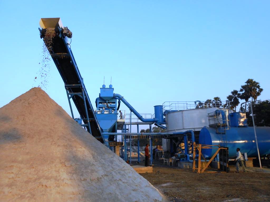 Wet hydrocyclones sand washing machinery